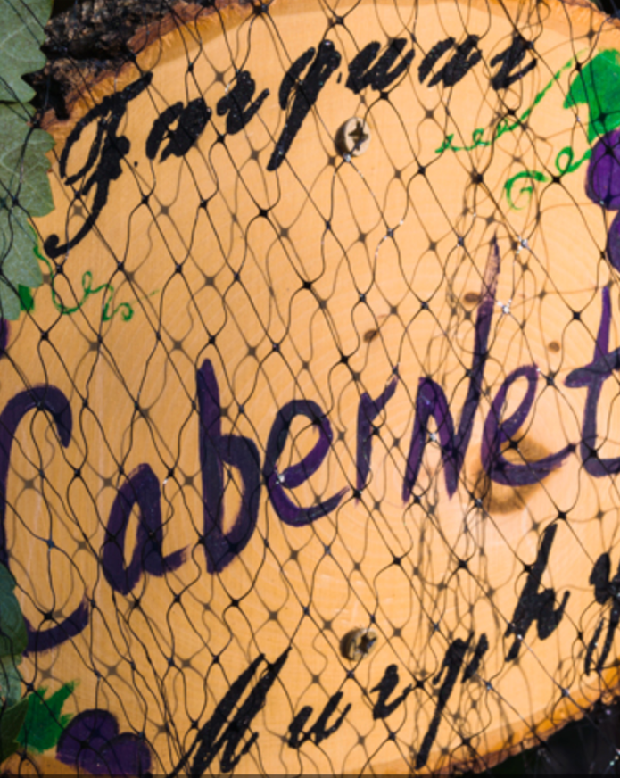 Cabernet Sauvignon wine label