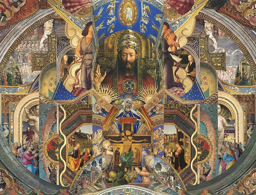 In Excelsis Deo ("Glory to God in the Highest") - 

34" W x 26" H