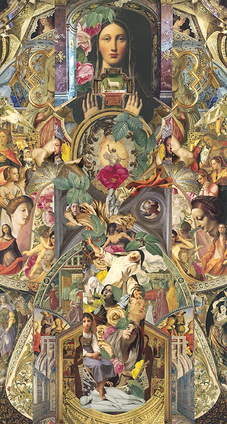 Virgin of Virgins - 

20.5" W x 38" H