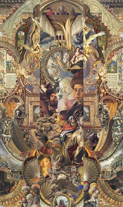 El Ezer ("God's Help") - 

22.5" W x 37.5" H 