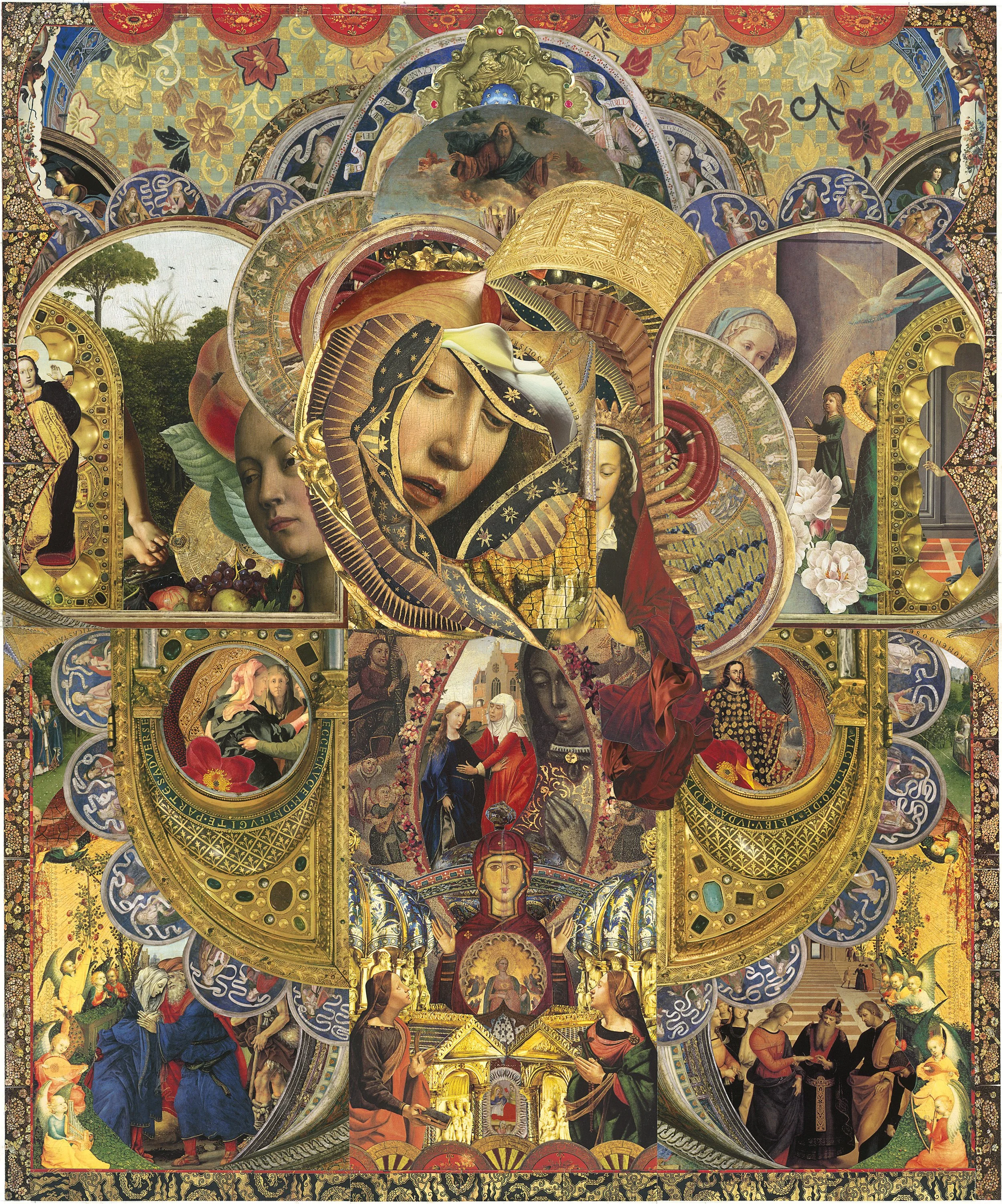 House of Gold - 

26" W x 31.25 " H