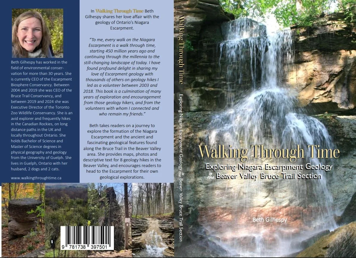 Walking Through Time: Exploring Niagara Escarpment Geology in the Beaver Valley Bruce Trail Section (By Beth Gilhespy) ($27.00)
