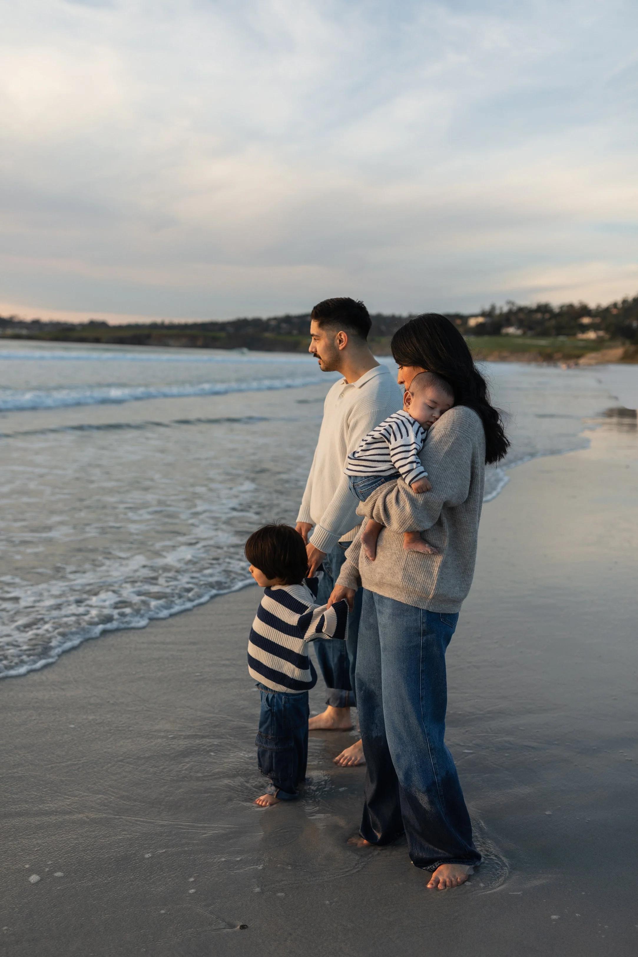 Carmel Beach Family Session by Sherri Larocque photography