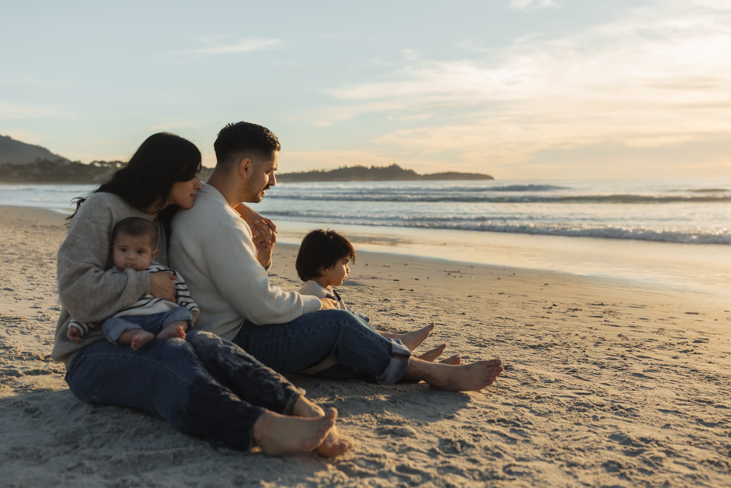 Carmel Beach Family Session by Sherri Larocque photography