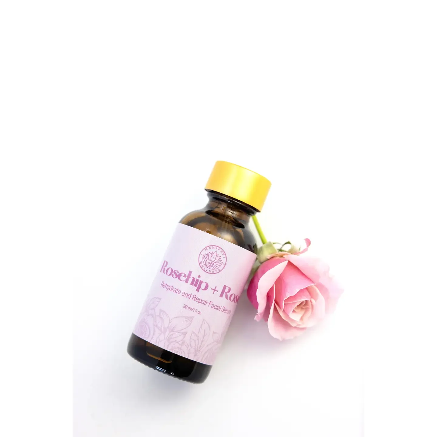 Rosehip + Rose Rehydrate and Repair Facial Serum