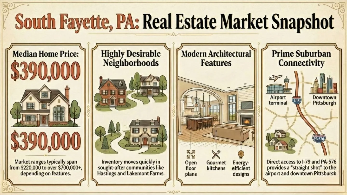 Section image for Exploring the Real Estate Market in South Fayette, PA - Krista Lorenzo, Top Real Estate Agent in South Fayette, Pennsylvania