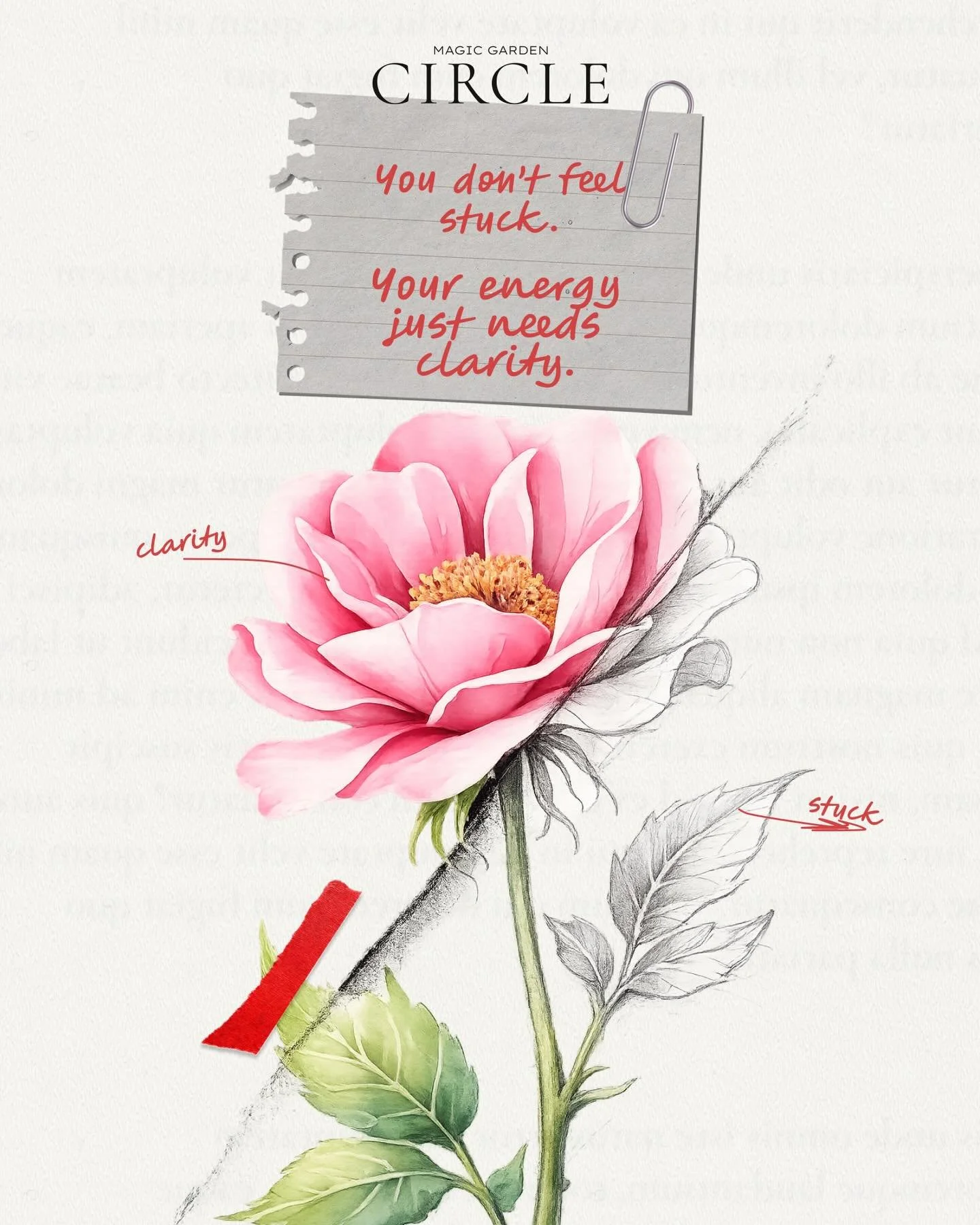 If you joined the free workshop, you probably left with clarity &mdash;
and also with a quiet question: what do I do with this now?

The Magic Garden Circle is where insight turns into direction.

It&rsquo;s a space to keep working with what opened &