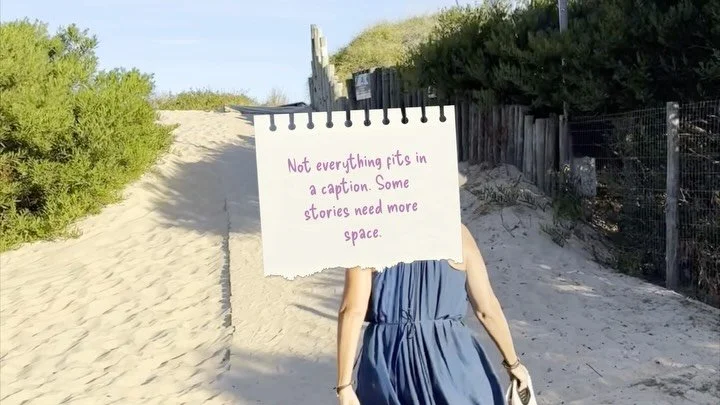 There are things I don&rsquo;t always say on Instagram.

Stories that need more space.
More breath.
More silence between the lines.

That&rsquo;s why I write my blog.

It&rsquo;s personal &mdash; yes.
It&rsquo;s reflective. Observational.

Sometimes 