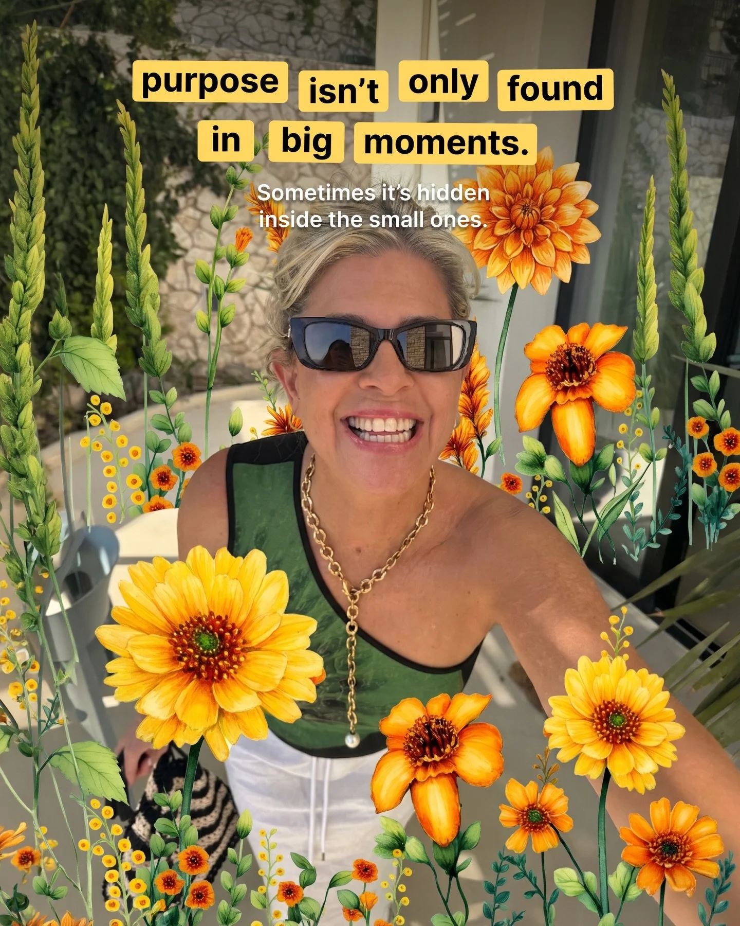 People often think purpose arrives in one dramatic moment.

A revelation. A new career. A giant leap.
But in my experience&hellip;purpose often whispers first in the small moments.

The friendships that nourish you. The creativity you miss. The thing
