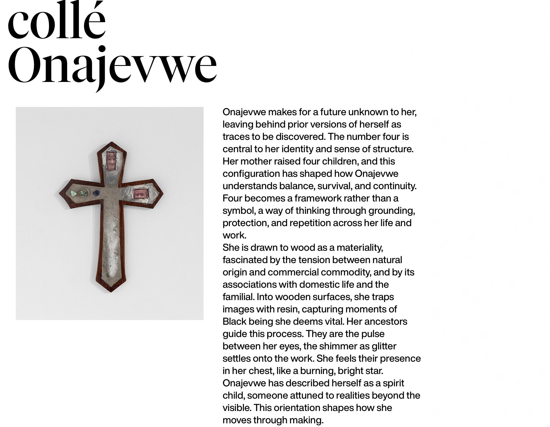 Onajevwe, Collé, ISSUE NO. 143