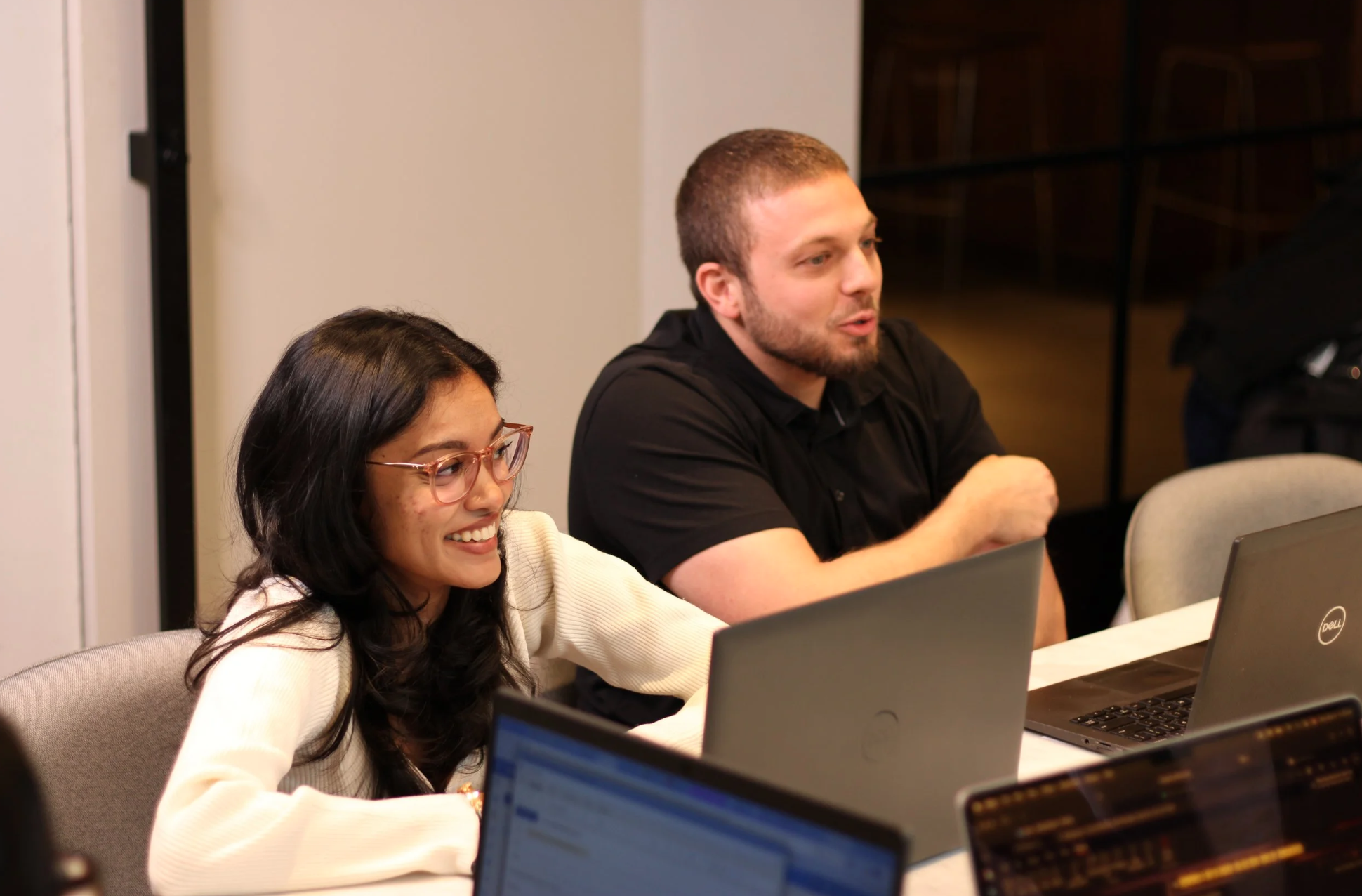 Dick Bailey Service team members working at desk preparing appellate court documents