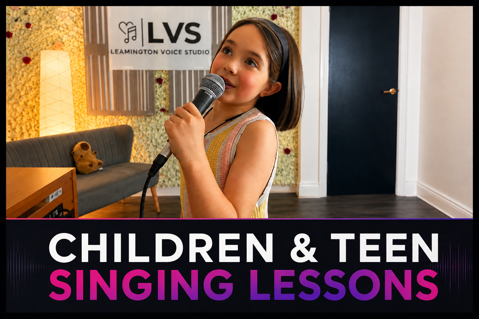 Children and teen singing lessons in Leamington Spa at Leamington Voice Studio.