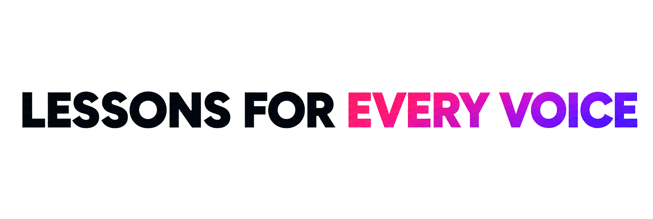 Lessons for every voice - professional singing lessons in Leamington Spa for children, teens and adults.