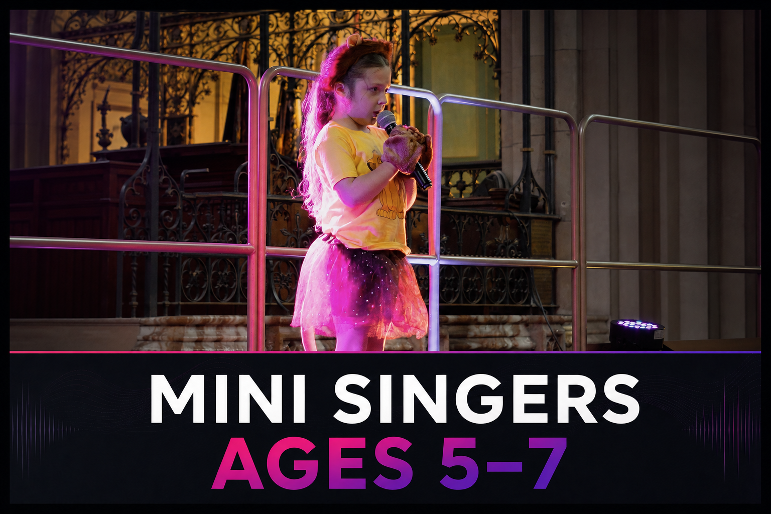 Mini Singers Singing Lessons for children aged 5-7 in Leamington Spa.