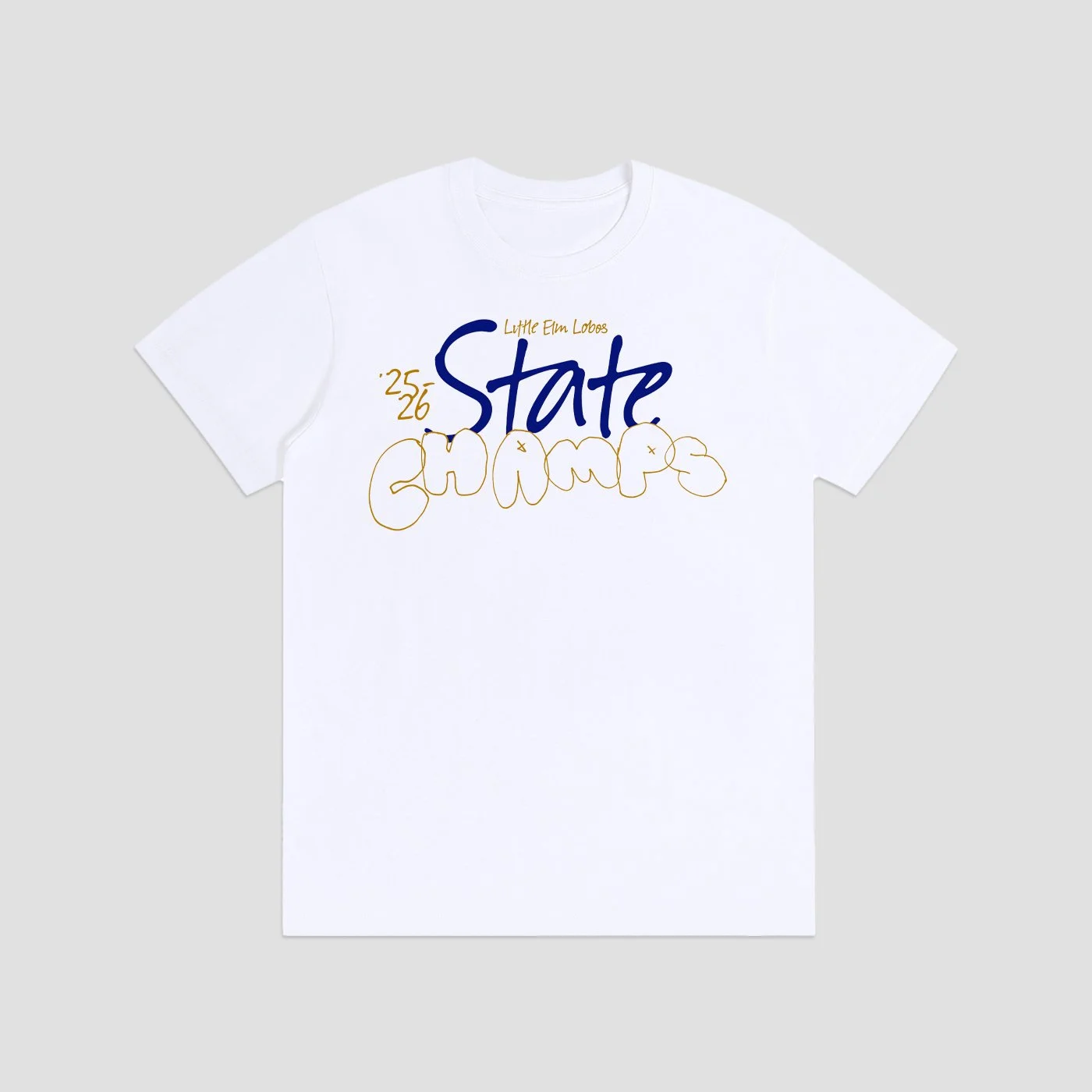 LE State Champs Tee WHite - Front.jpg