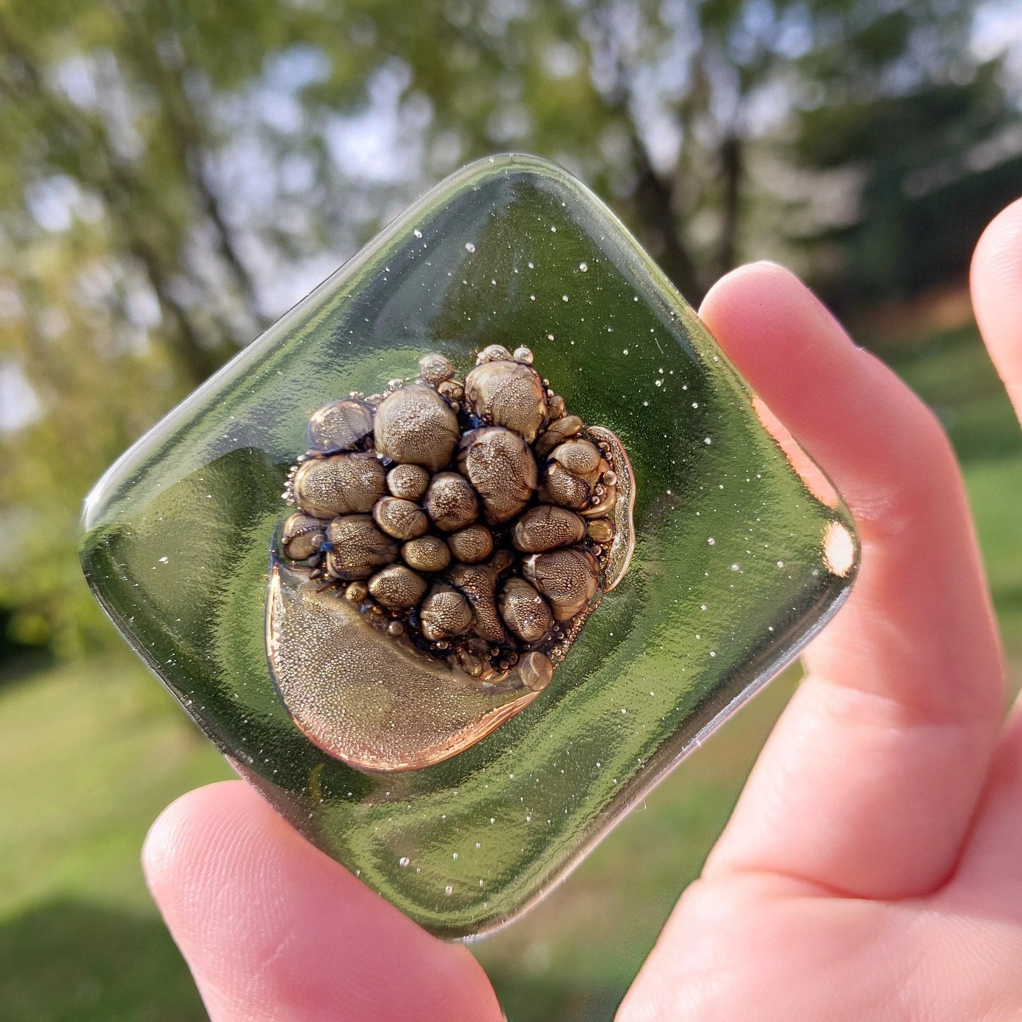 Hello everyone! We&rsquo;ve been having fun experimenting with our kiln. Can anyone guess what this is? Comment below!