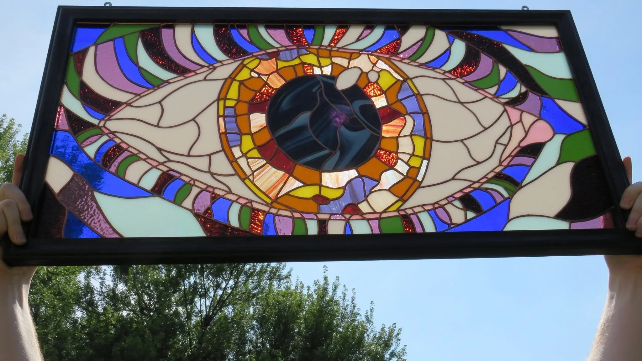 Happy Wednesday everyone! We&rsquo;ve been meaning to post this for a while, and if you came to our show in June you probably already got to see this guy! It might&rsquo;ve seen you too&hellip; This is the most complex piece we have made so far (over