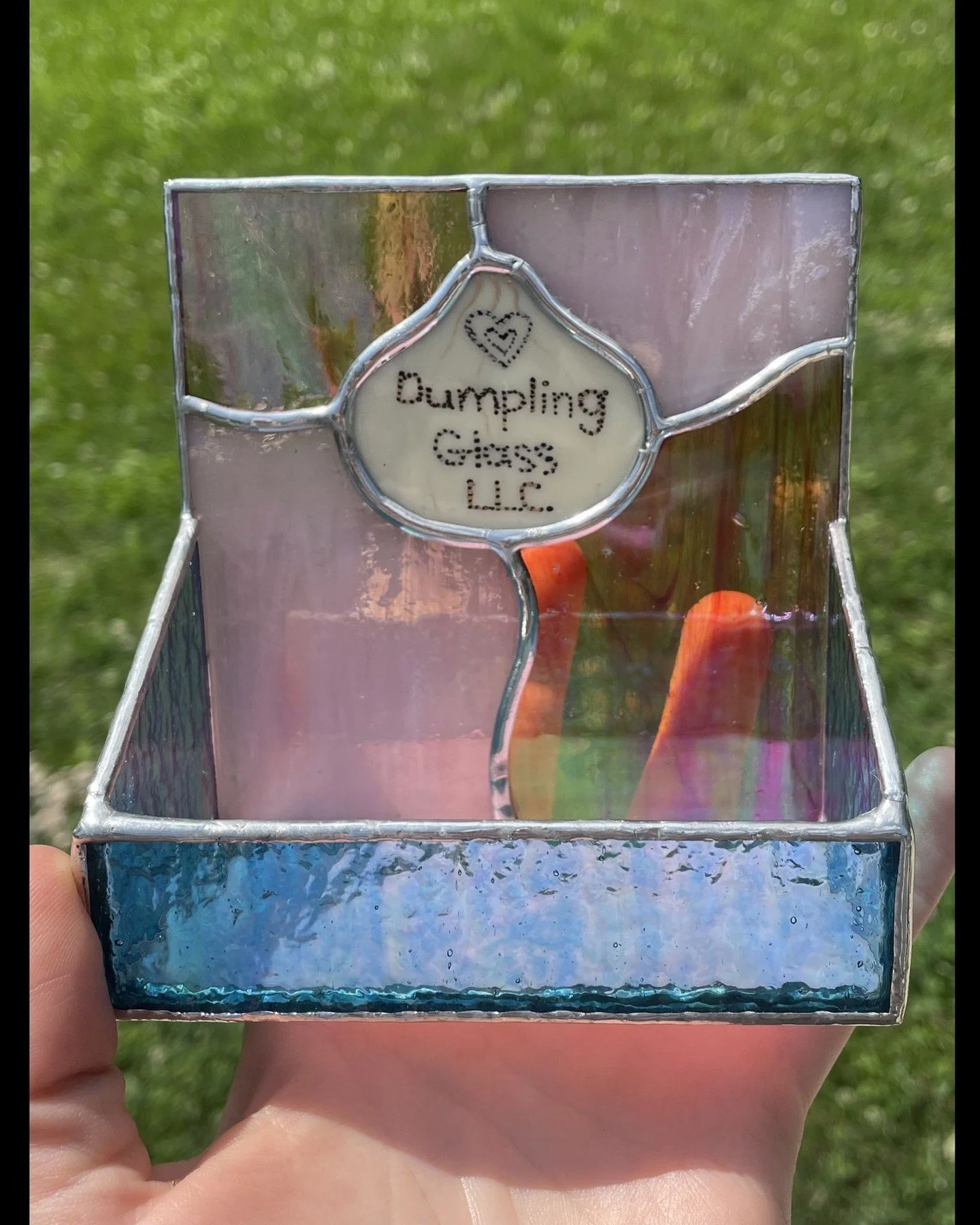 Made this cute little guy for our art shows. So much fun to make, we would be happy to make one for your business next!