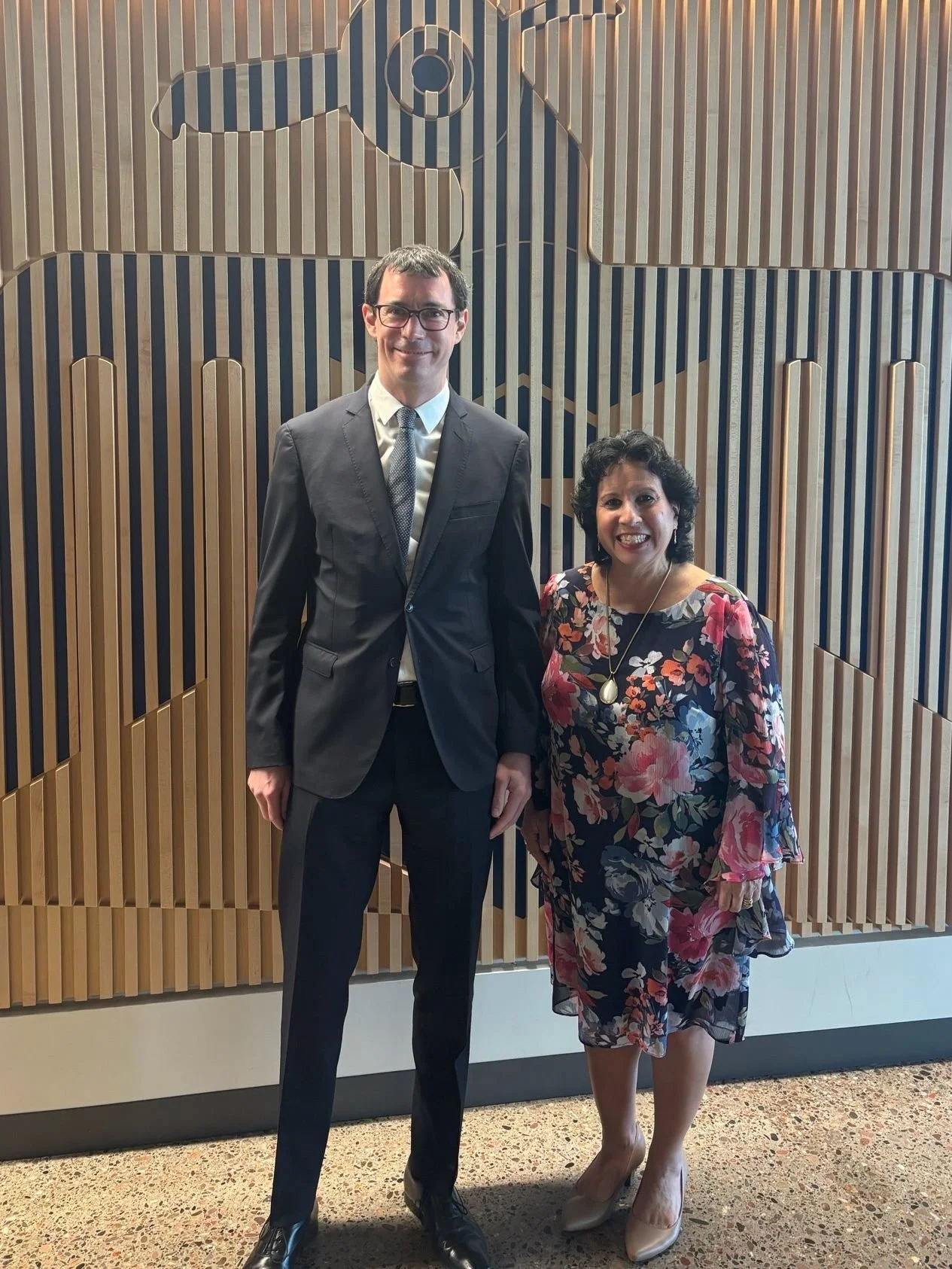  Amb. Georg Sparber and Dean of Thunderbird School of Global Management Charla Griffy-Brown 