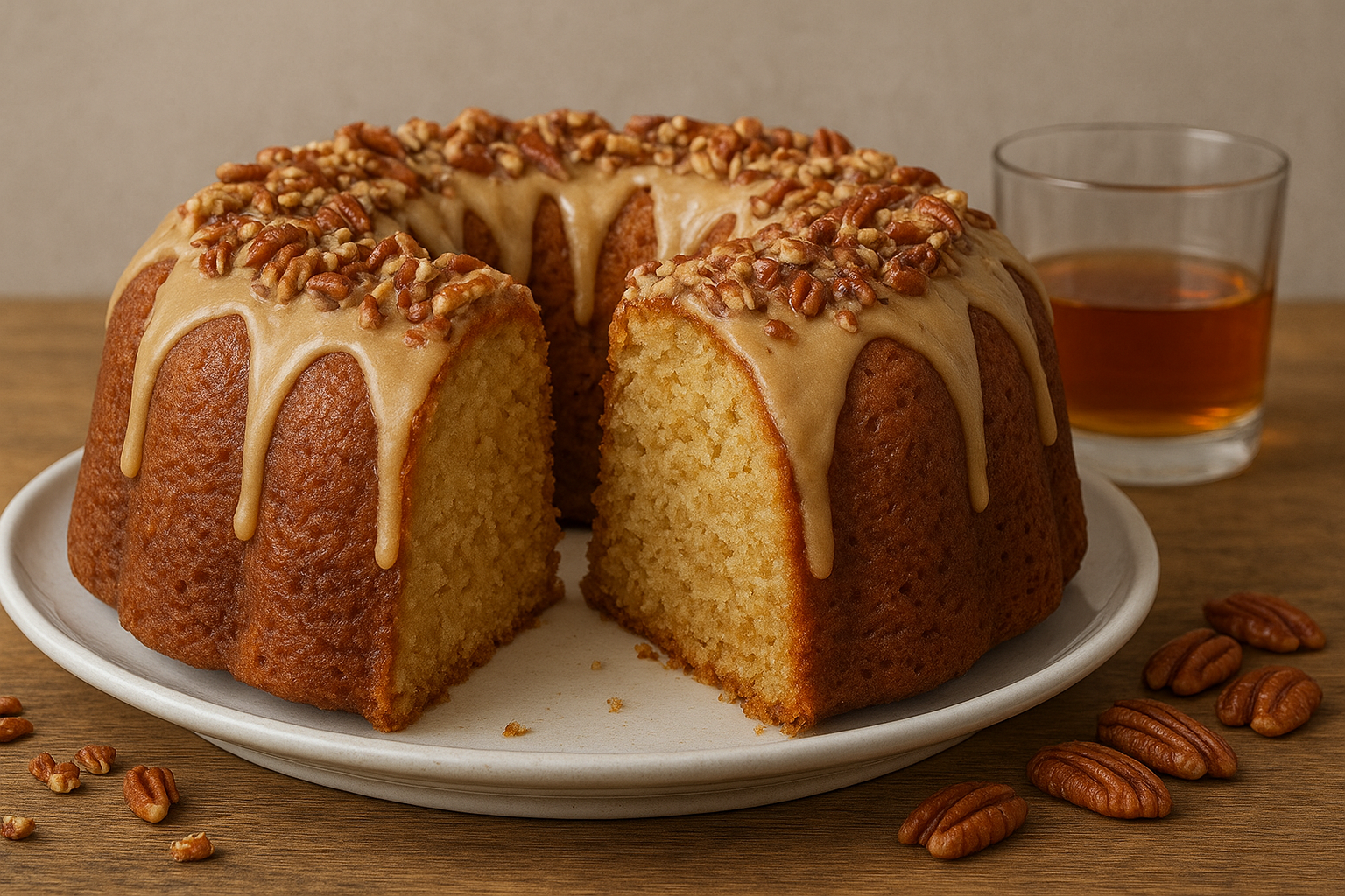 Bourbon Brown Sugar Pound Cake