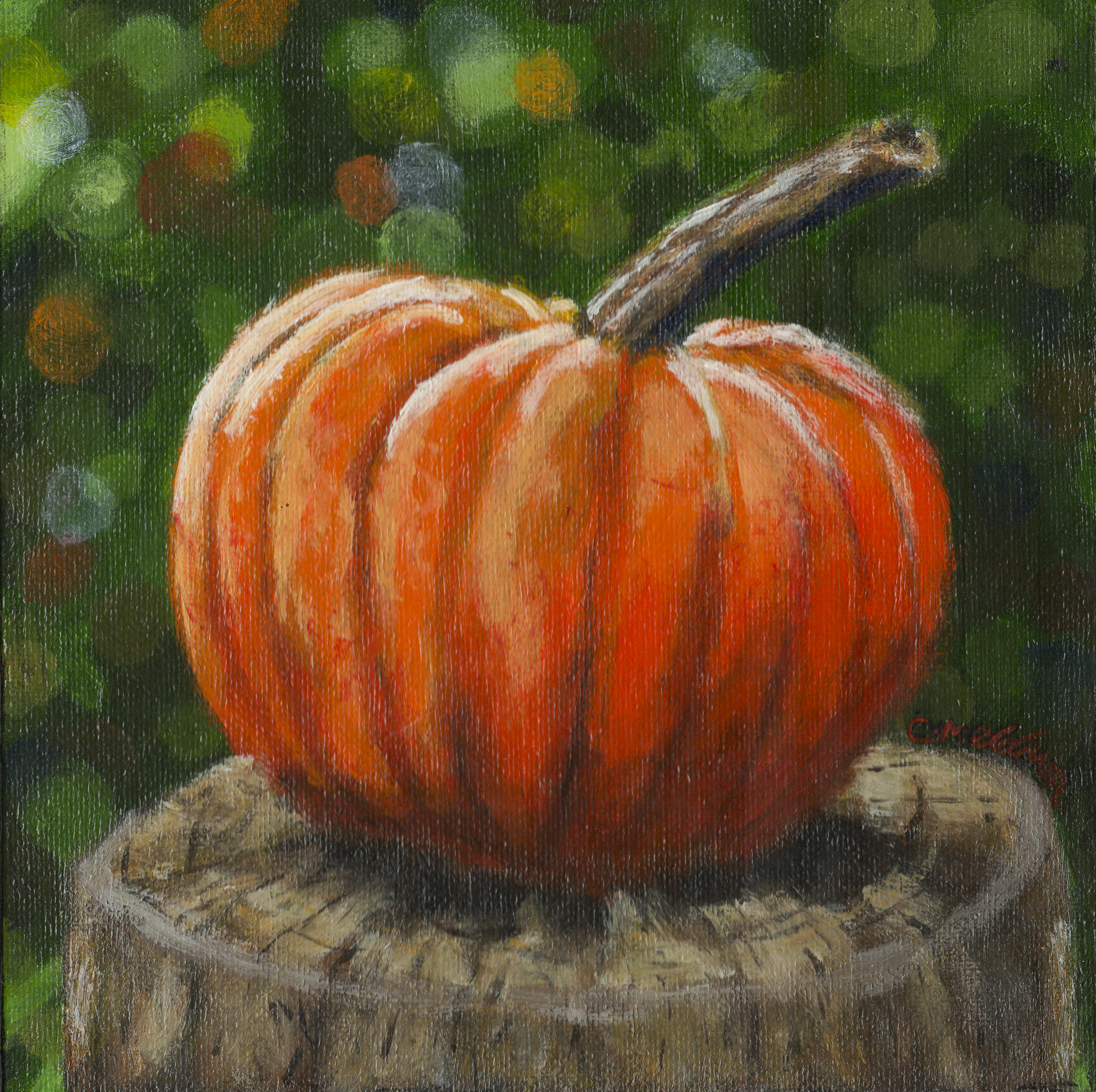 Pumpkin on Stump.png