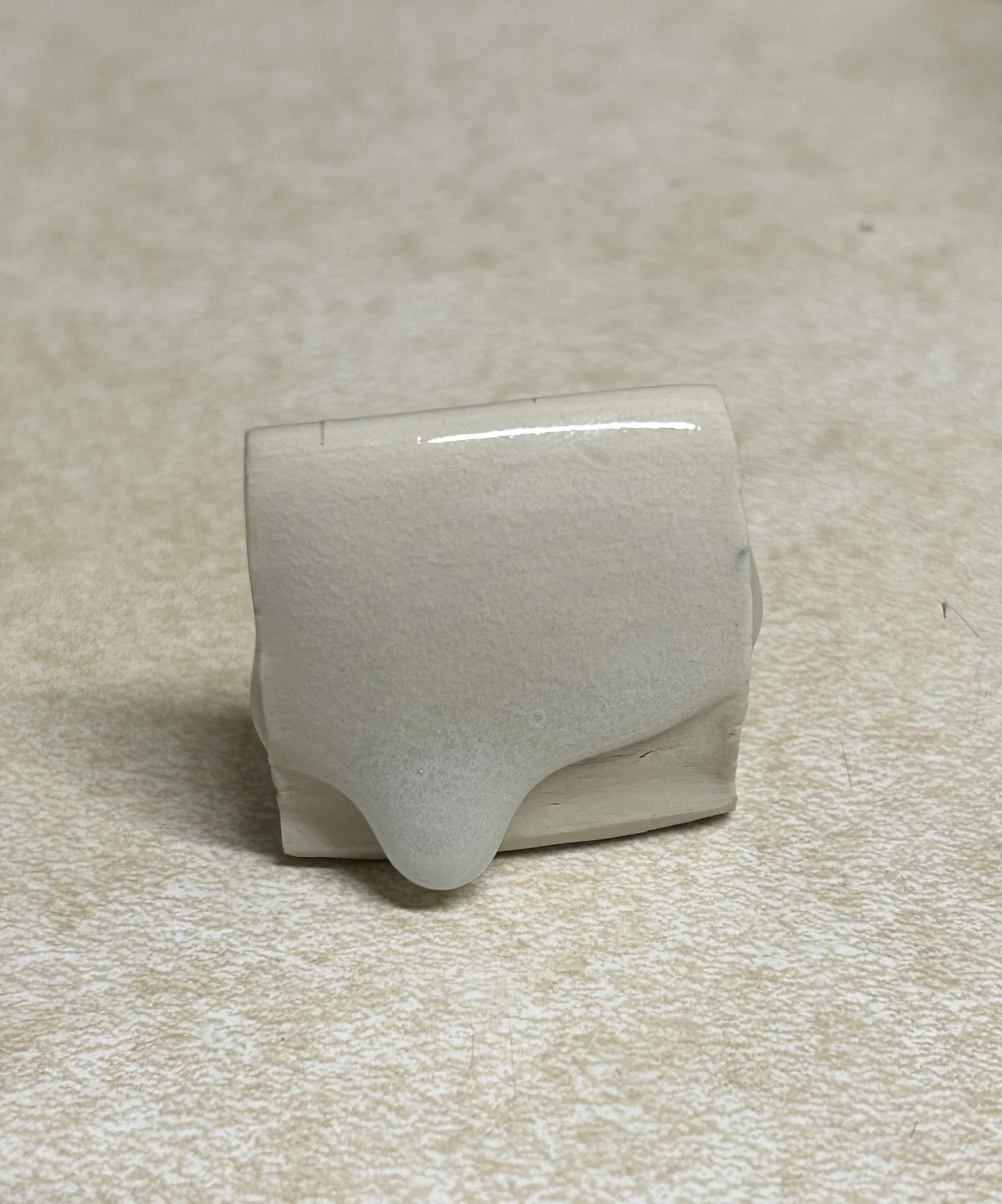 First successful porcelain glaze recipe - front