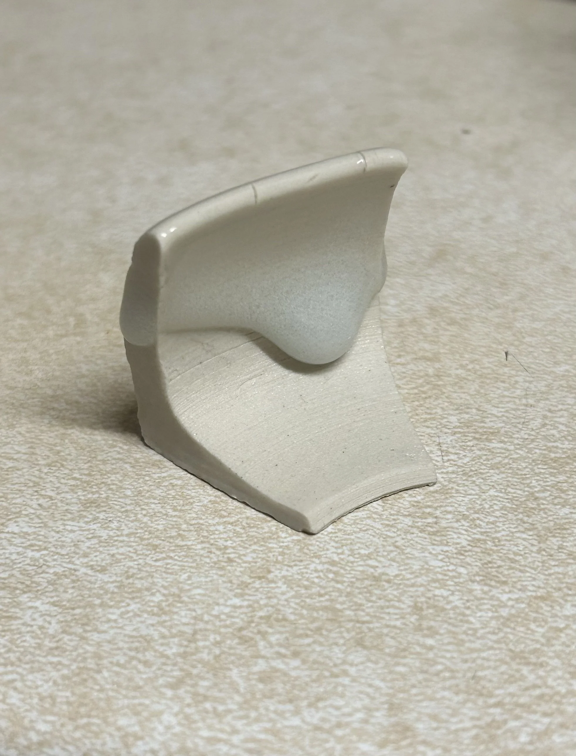 First successful porcelain glaze recipe - back