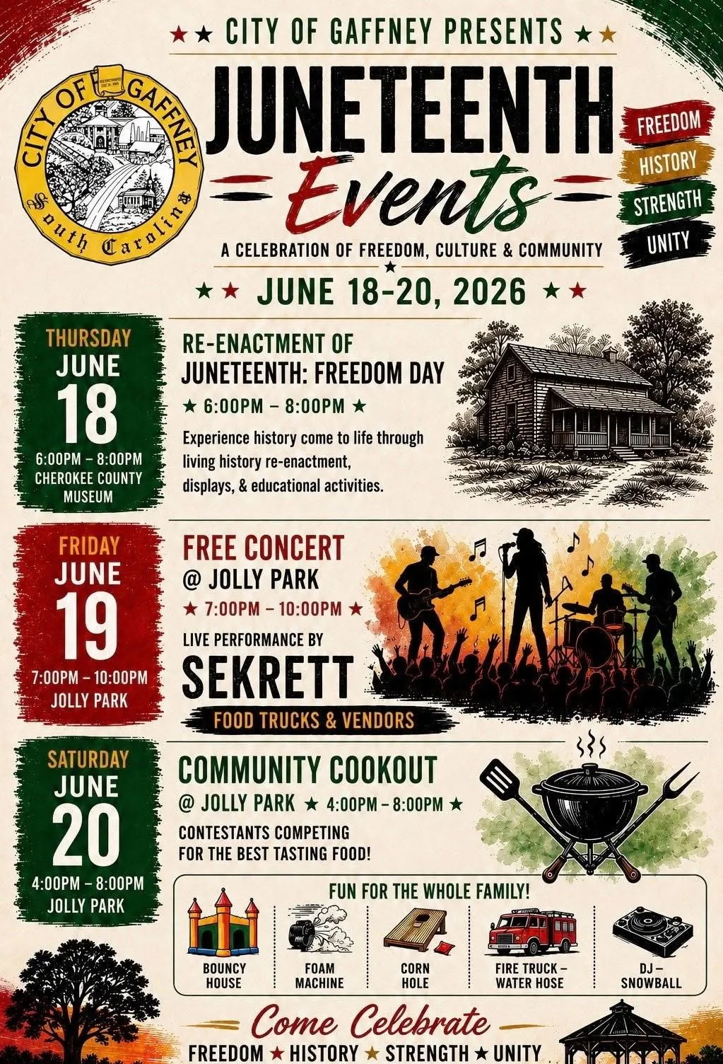 Juneteenth Events in Gaffney