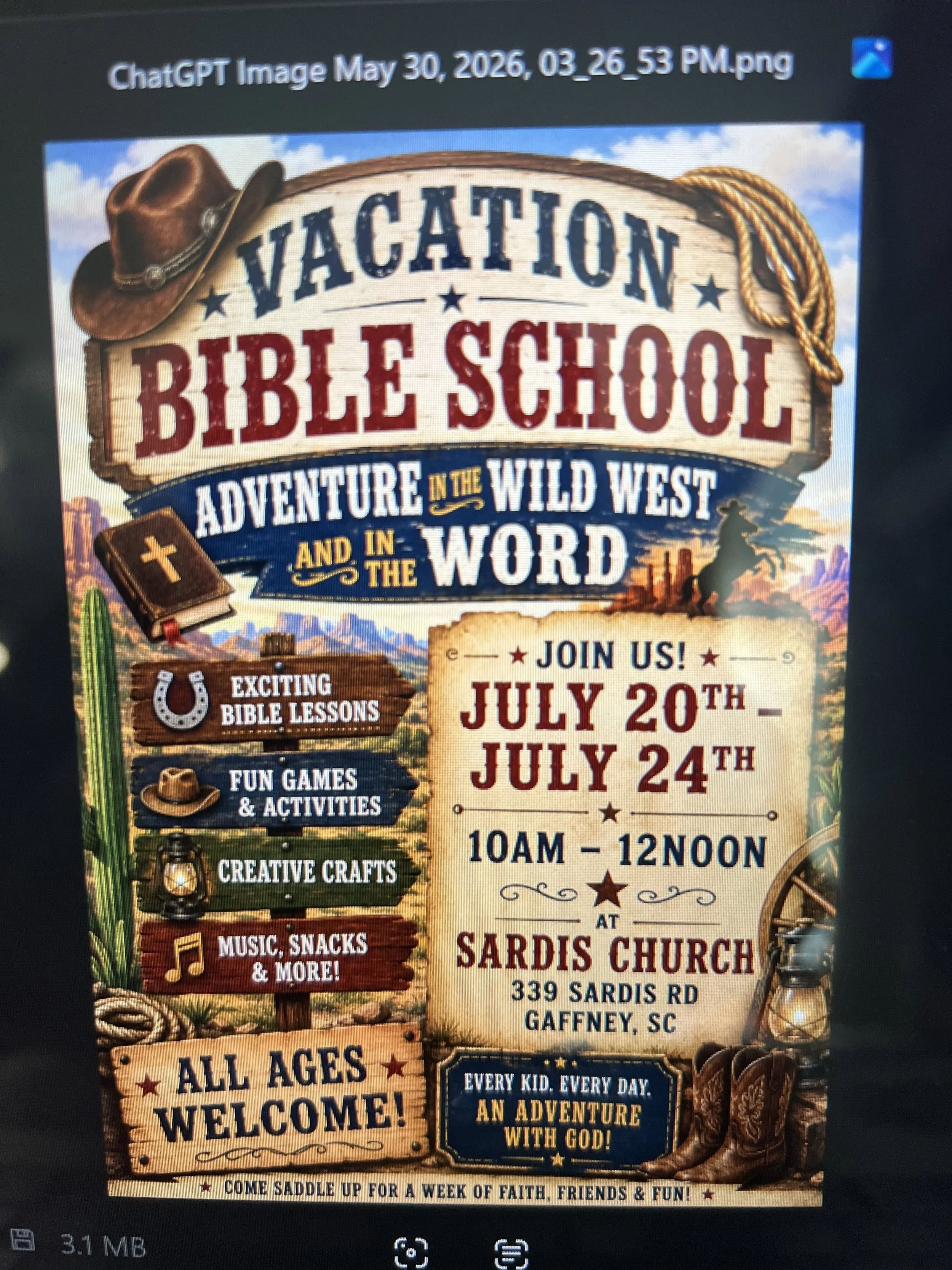 VBS @ Sardis Church