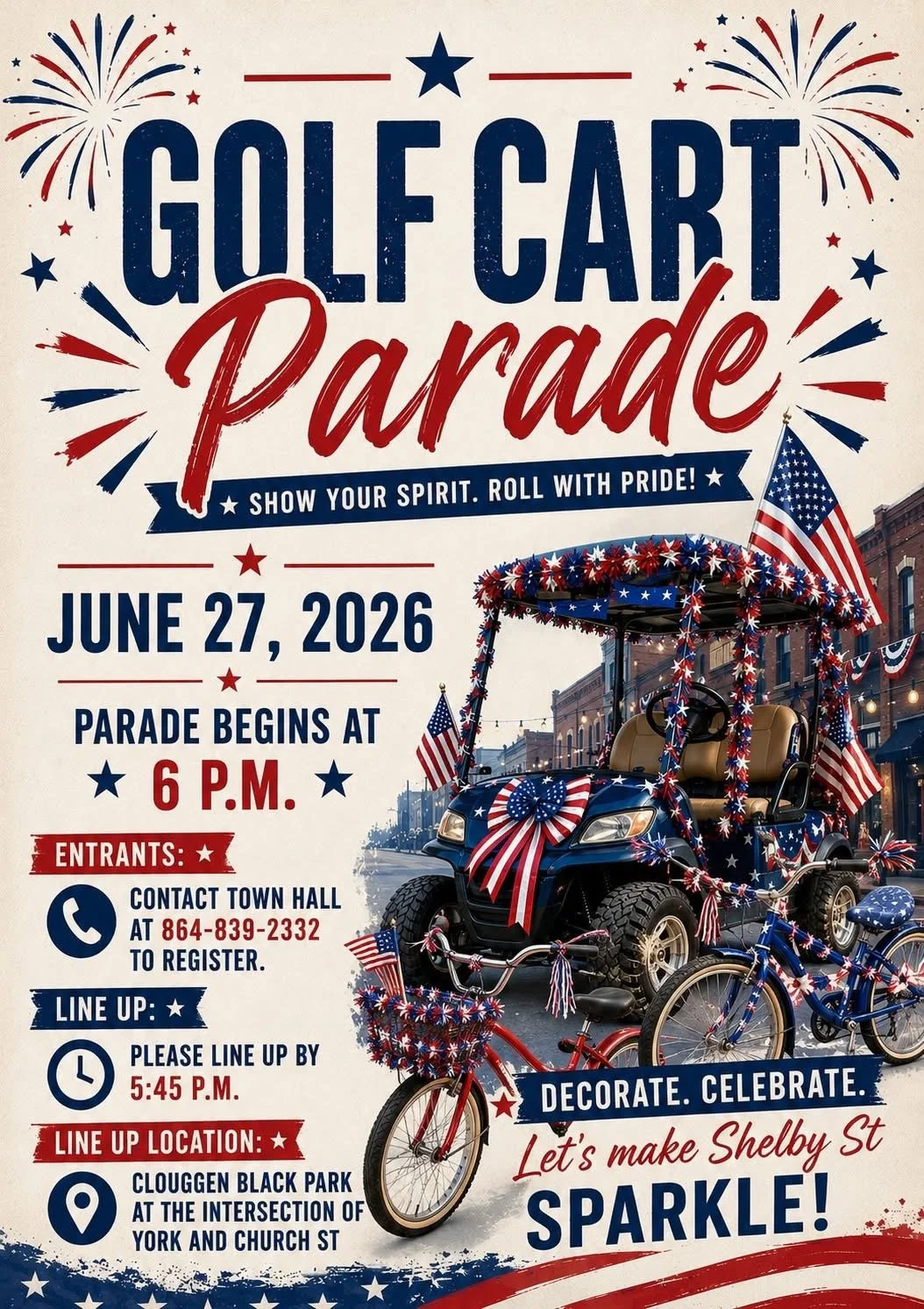 Blacksburg Golf Cart Parade