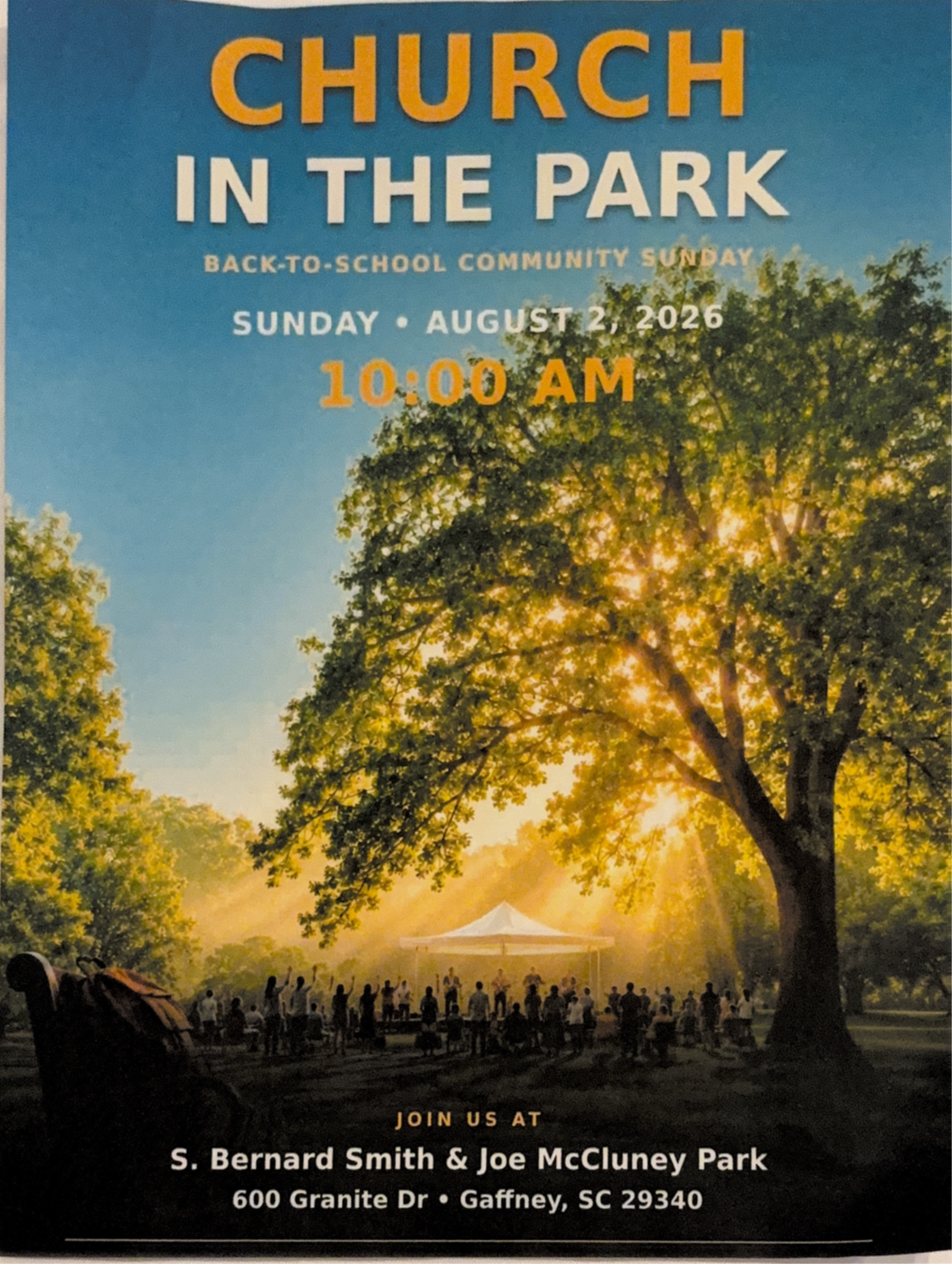 Outdoor Worship & Church Outreach