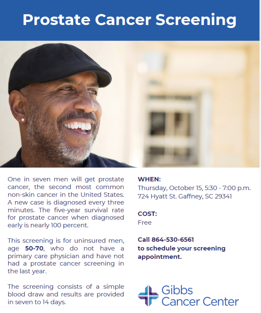 Prostate Cancer Screening - FREE