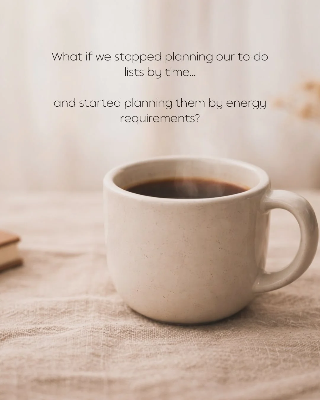 What if we planned our to-do lists by energy instead of time? 📋

Our bodies run on hormones and nervous system regulation&mdash;not hours. 🫀🫁

When capacity is ignored, cortisol (aka stress) stays high&mdash;and burnout follows.

A healthy body an