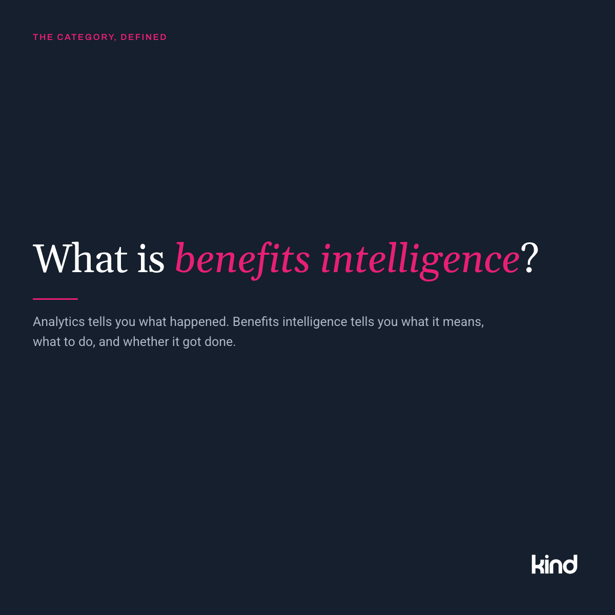What Is Benefits Intelligence?