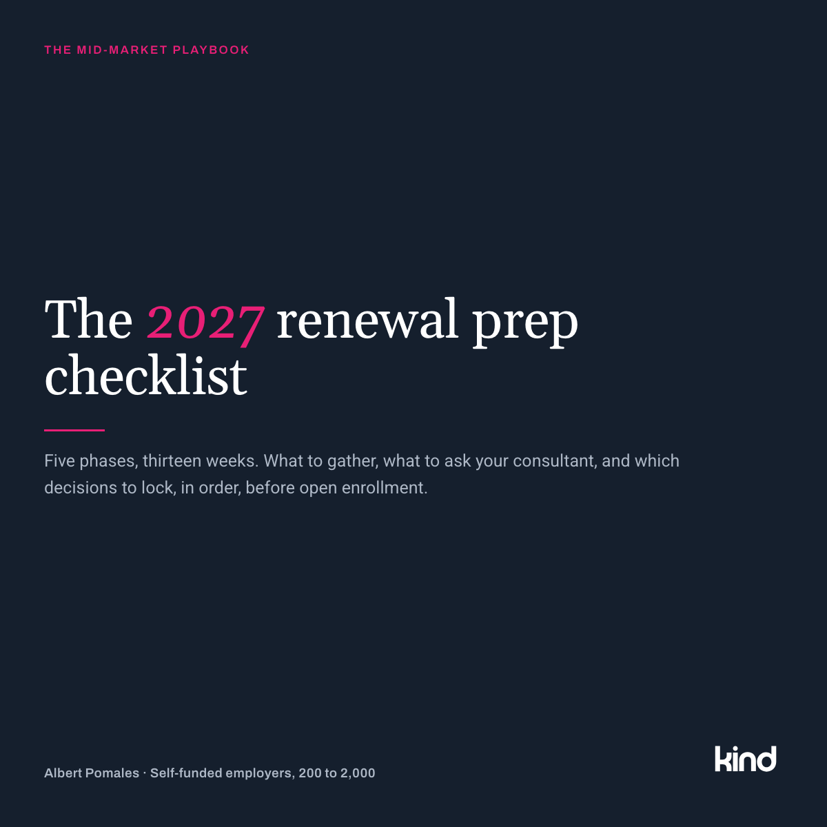 The 2027 Renewal