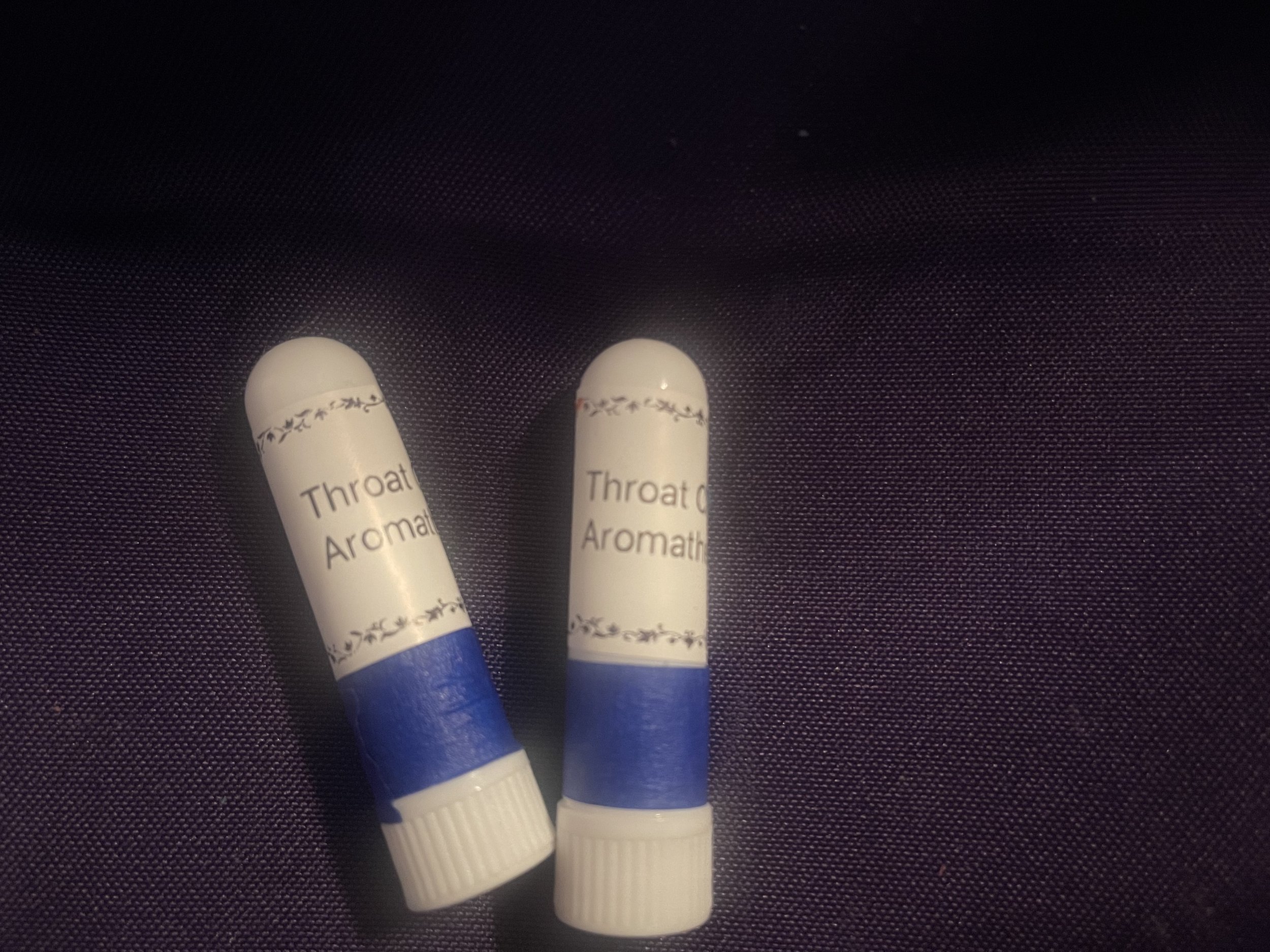 Throat chakra aromatherapy inhaler