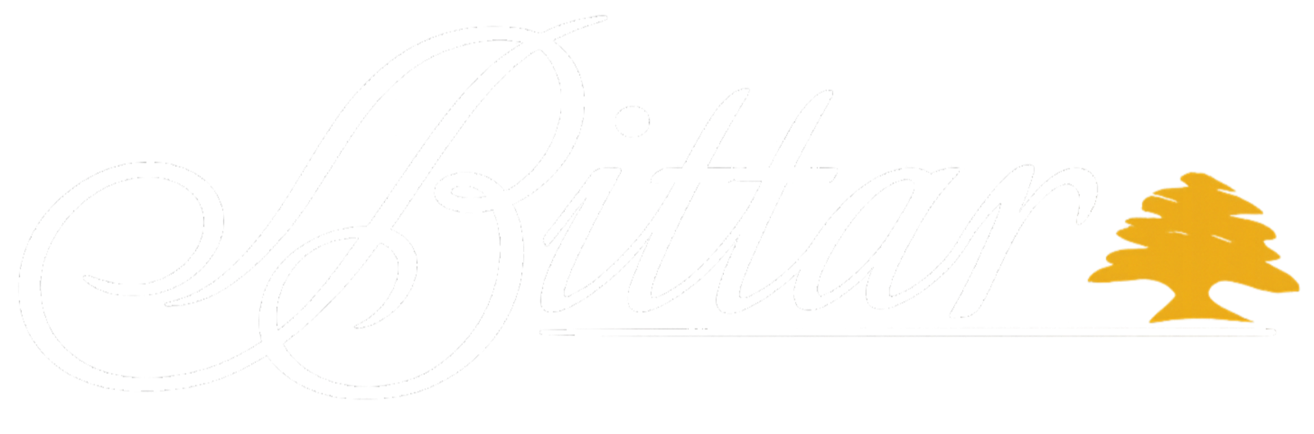 The logo of Bittar Breeding features the company name in elegant white cursive lettering with a stylized tree in gold color to the right, and the word BREEDING in capital letters underneath.