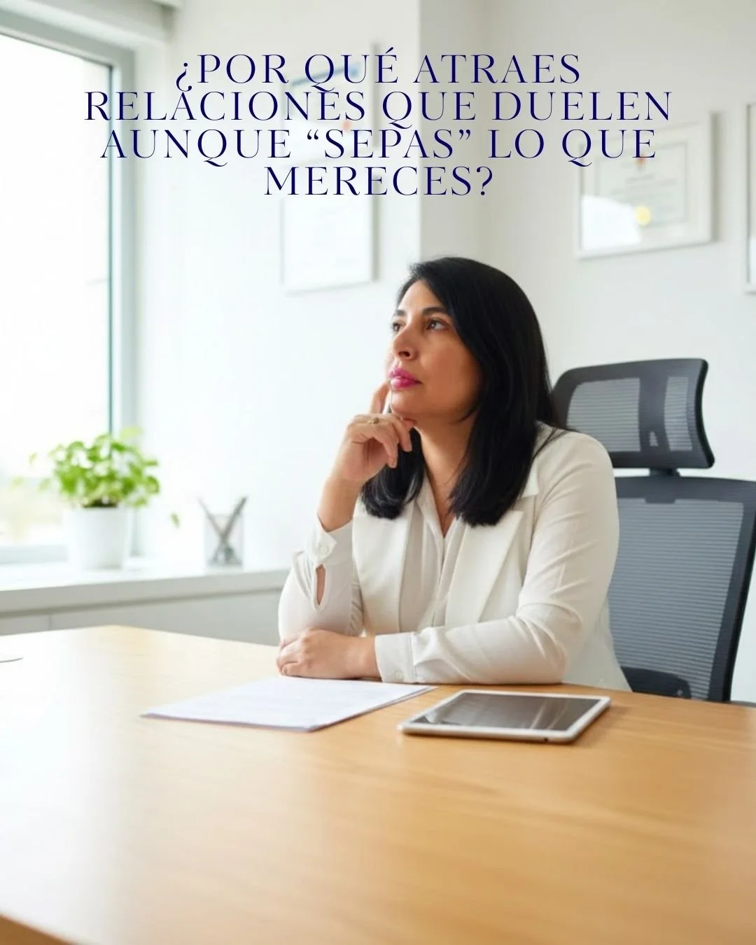 Por qué atraes relaciones que duelen, aunque “sepas” lo que mereces