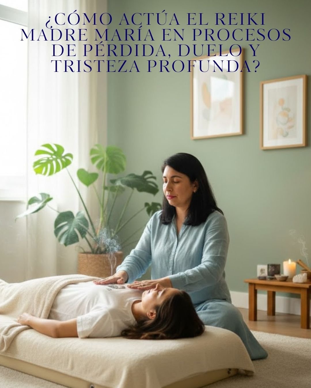 ¿Cómo actúa el Reiki Madre María en procesos de pérdida, duelo y tristeza profunda?