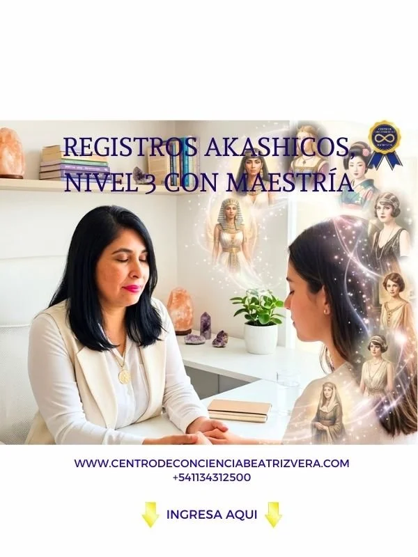 REGISTROS AKASHICOS NIVEL 3 CON MAESTRÍA