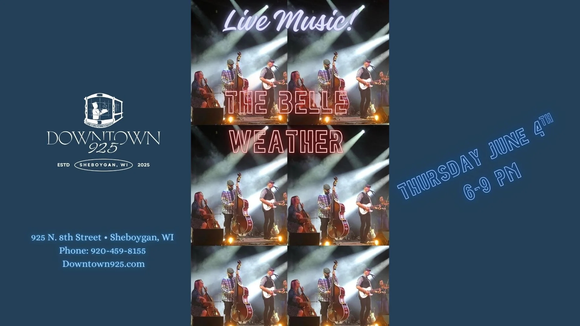Live Music:  The Belle Weather
