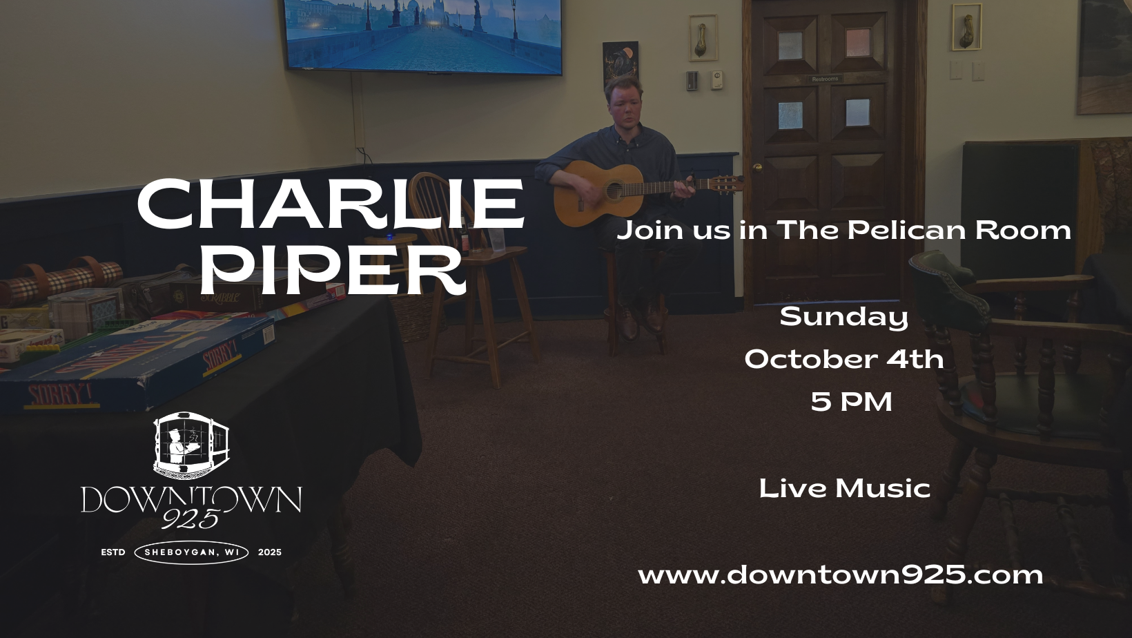 Live Music with Charlie Piper (Copy)