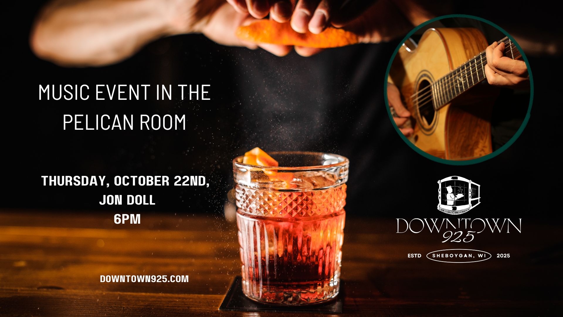 Jon Doll Live at Downtown 925 | Live Music in Sheboygan