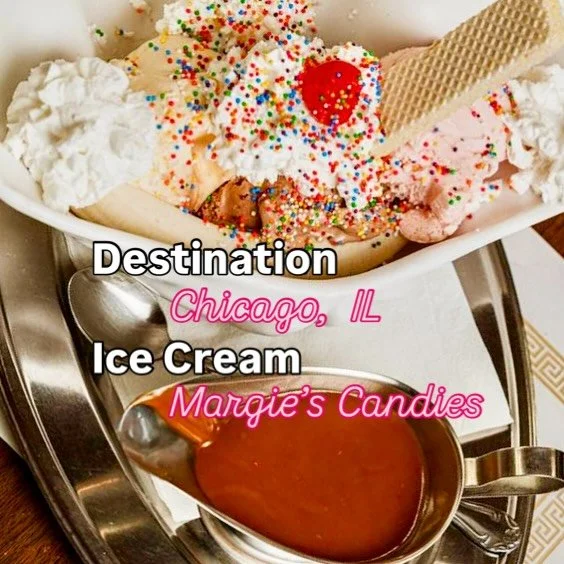 When THE BEAR&rsquo;s Chef Sydney needed a culinary reset, she headed to Margie&rsquo;s Fine Candies for a hot fudge sundae. You get homemade hot fudge in your own gravy boat when you order a  sundae, how cool is that!
@margiesfinecandies was founded
