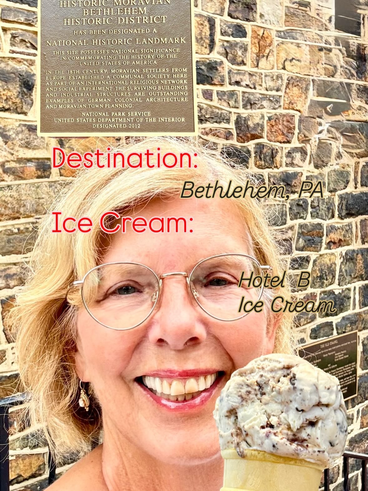 Bethlehem PA is known as a Christmas town, but it&rsquo;s a year round travel &lsquo;find&rsquo; and so close to NY and Philly!

@historicbethlehem is an easily walkable and delicious destination to enjoy ice cream from Penn State&rsquo;s Berkey Crea