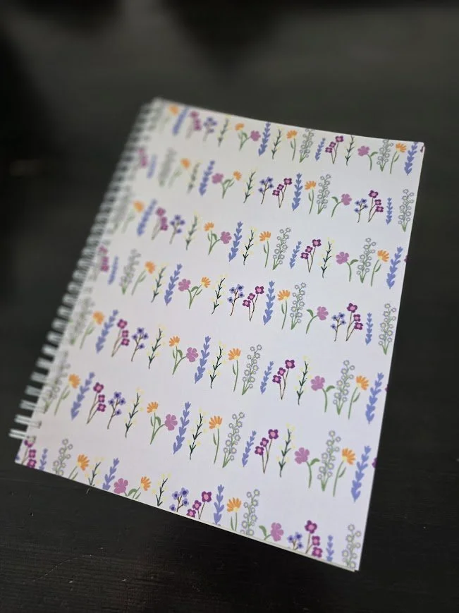 Wild Flower Spiral Notebook