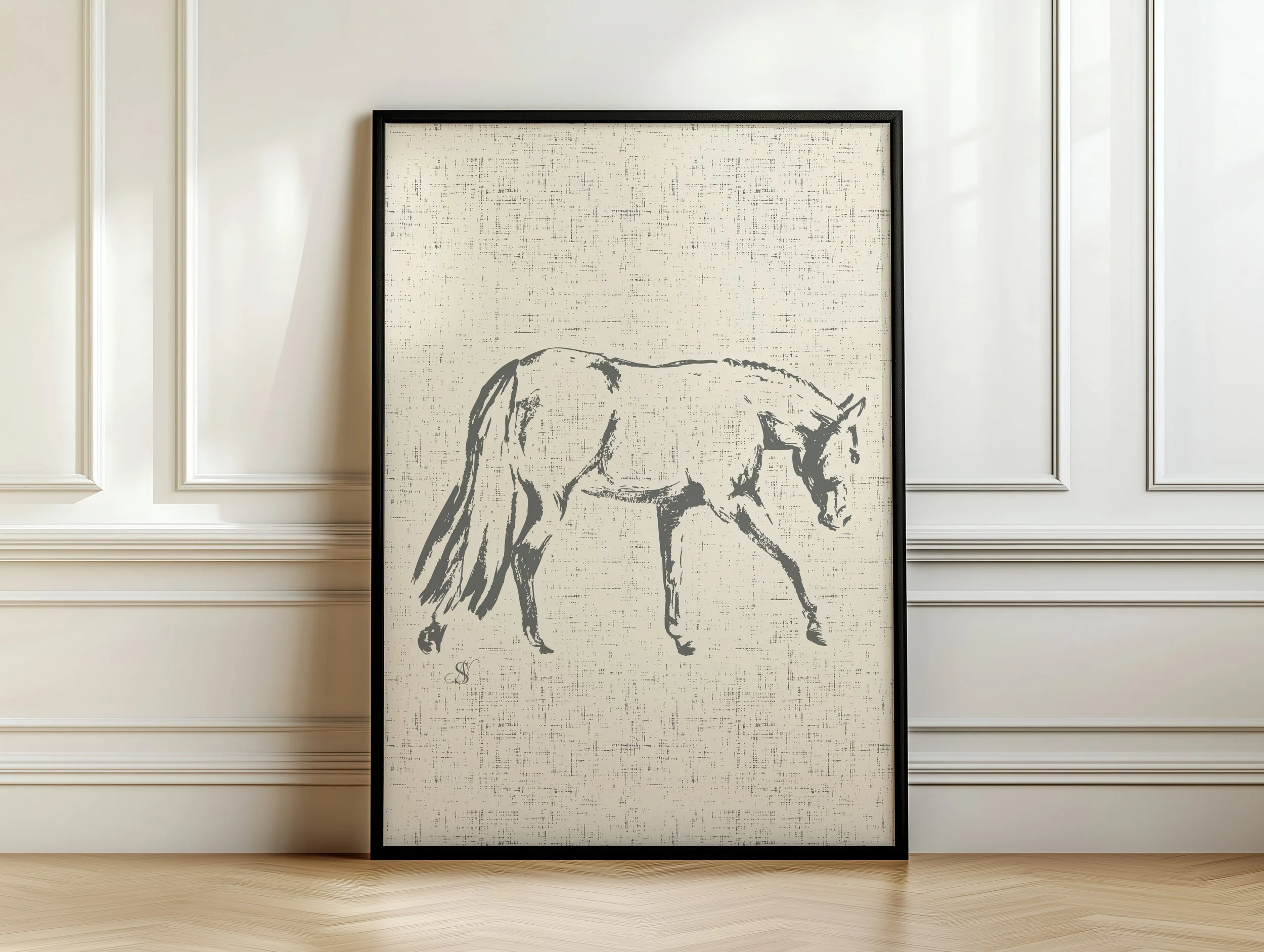 pleasure horse green 8x10