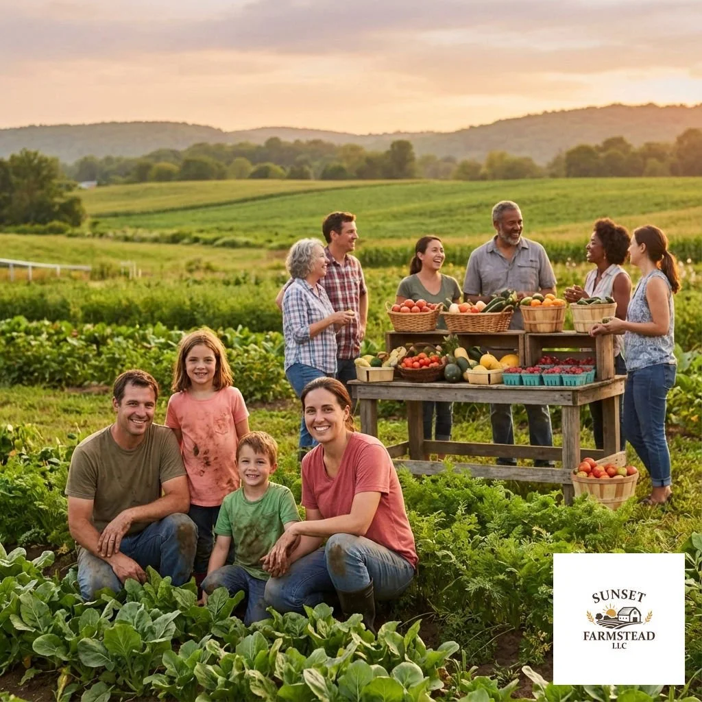 Resilience isn&rsquo;t just about weathering storms: it&rsquo;s about coming together. Small farms like Sunset Farmstead are woven into the fabric of our community, making sure there&rsquo;s always fresh, wholesome food on the table and friendly face