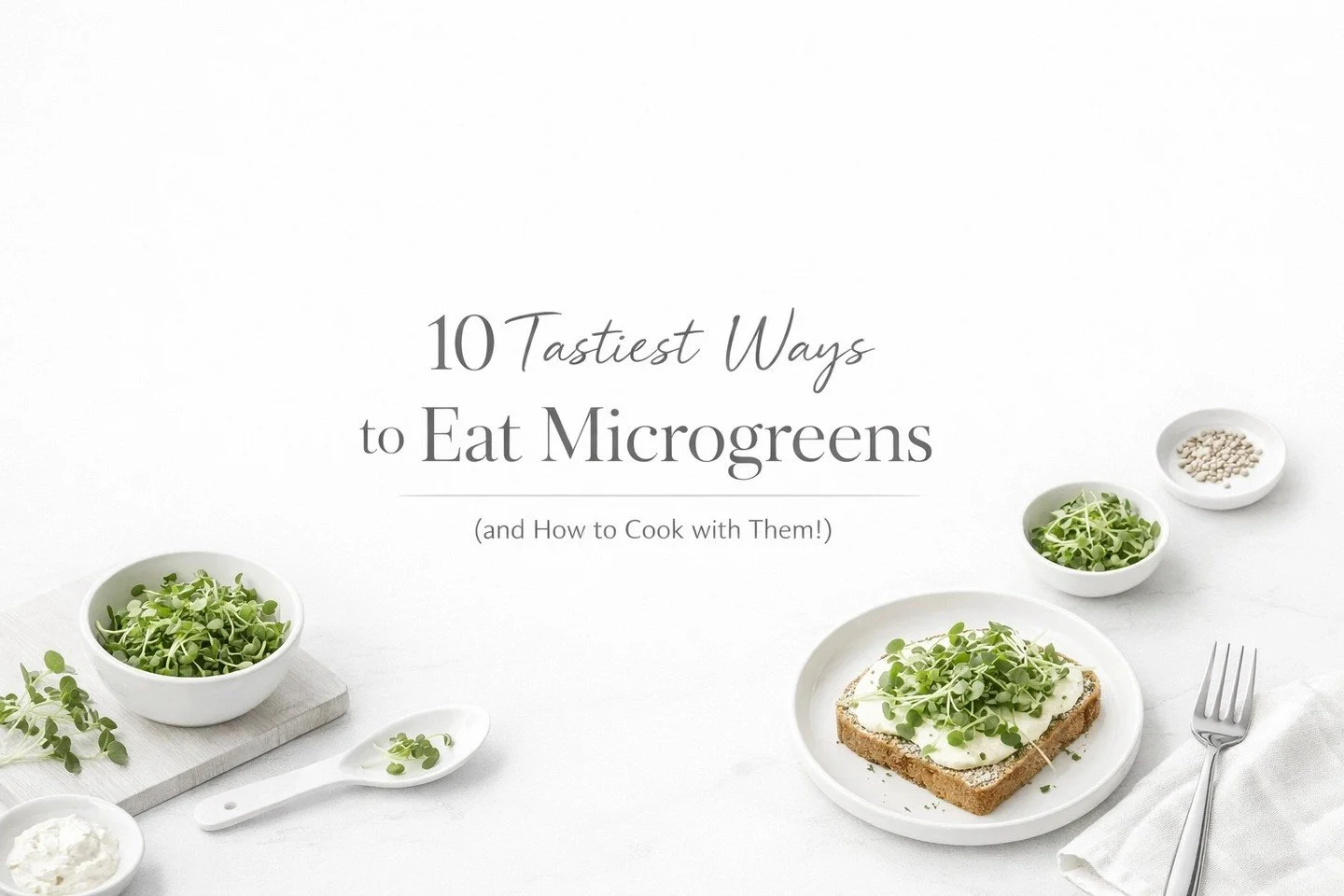 Have you ever brought home a beautiful tray of microgreens and wondered, "Now what?" We get that question a lot, and honestly, we love answering it! These tiny greens are so much more than just a pretty garnish: they are packed with real, w