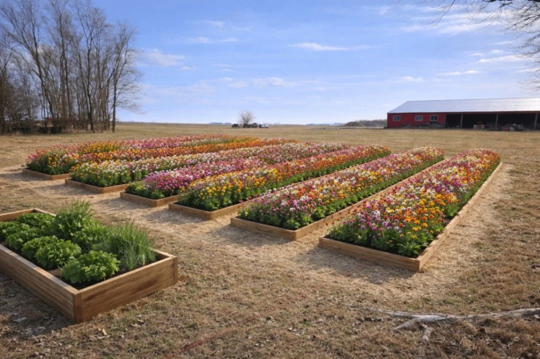 Happy National Flower Day! 🌸

There&rsquo;s nothing like the feeling of getting back into the dirt. We&rsquo;re currently prepping our garden beds here in Macon County, and the anticipation is building! 

Our focus is on working in harmony with natu